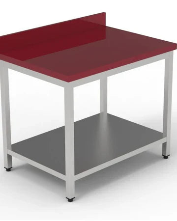 TABLE DE DÉCOUPE AVEC ÉTAGÈRE