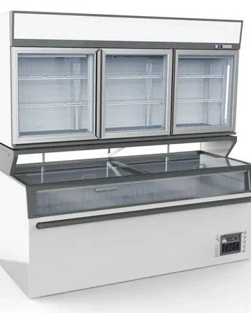  Congélateurs de supermarché - Vitrine combinée