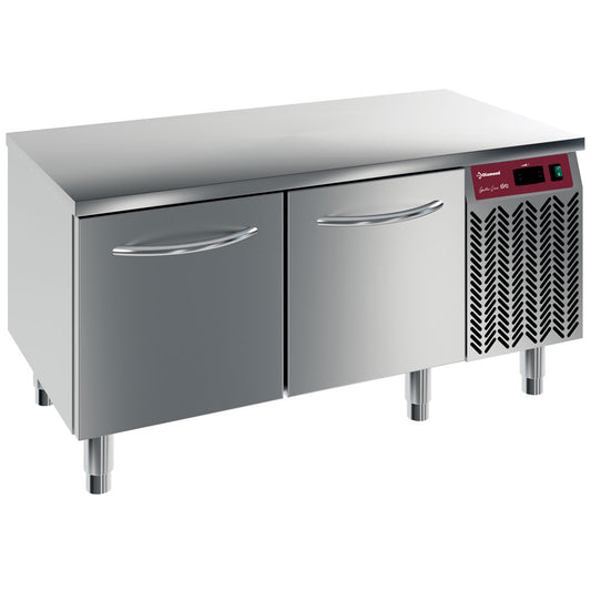 Soubassement réfrigéré, 2 tiroirs GN 1/1 h.200 mm N77/R212G-9A