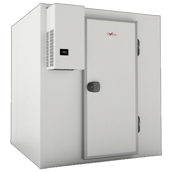 ISO 60-kamer met unit, interne afmetingen 1830 x 1630 x 2030 mm (6,06 m³)