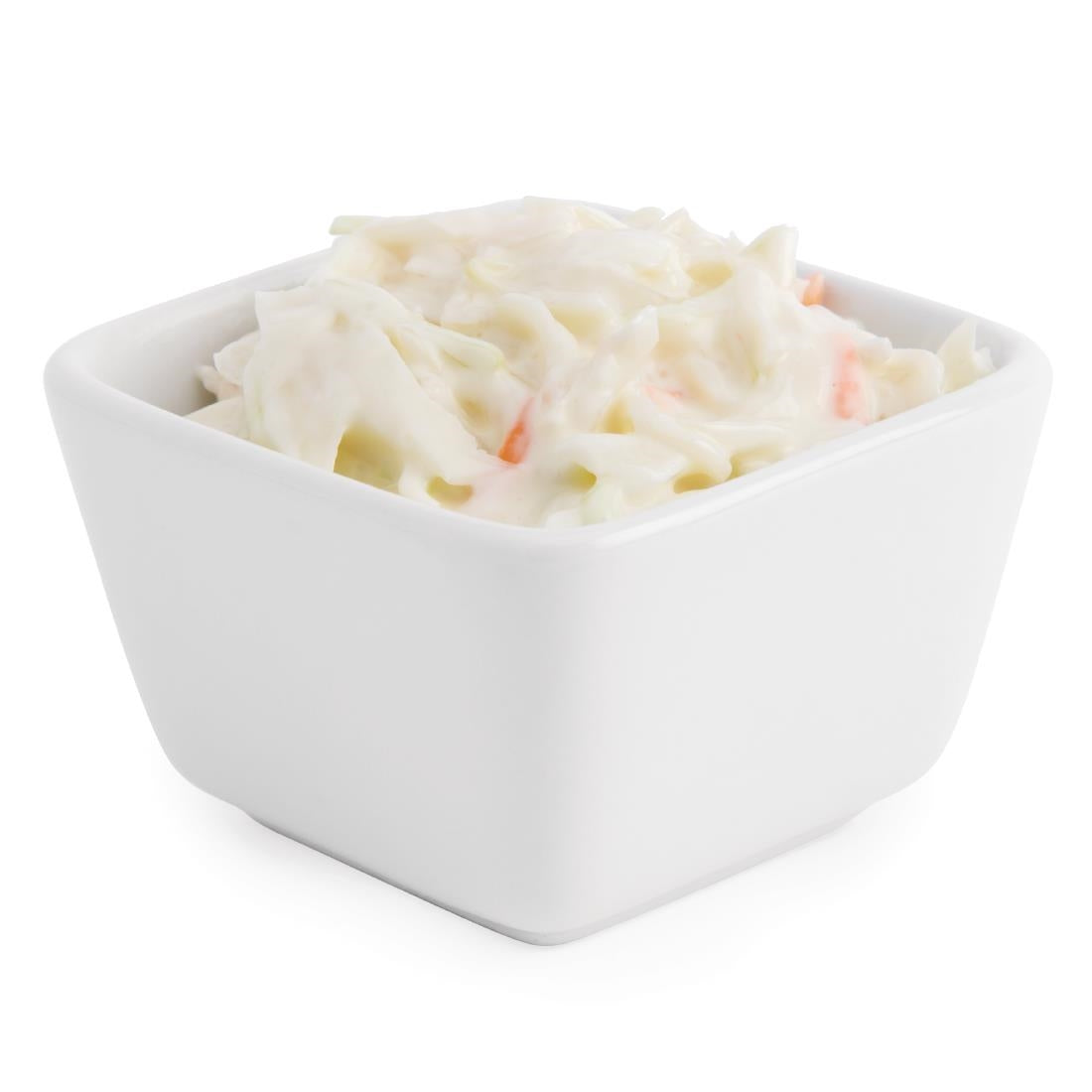 Minis plats carrés hauts Olympia Whiteware 75mm (lot de 12) — U178