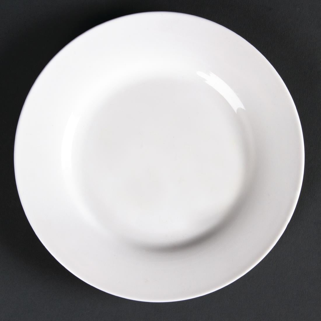 Assiettes Rondes À Bord Large Olympia Lumina 150mm (lot de 6) — CD621