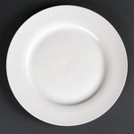 Assiettes Rondes À Bord Large Olympia Lumina 270mm (lot de 4) — CD625