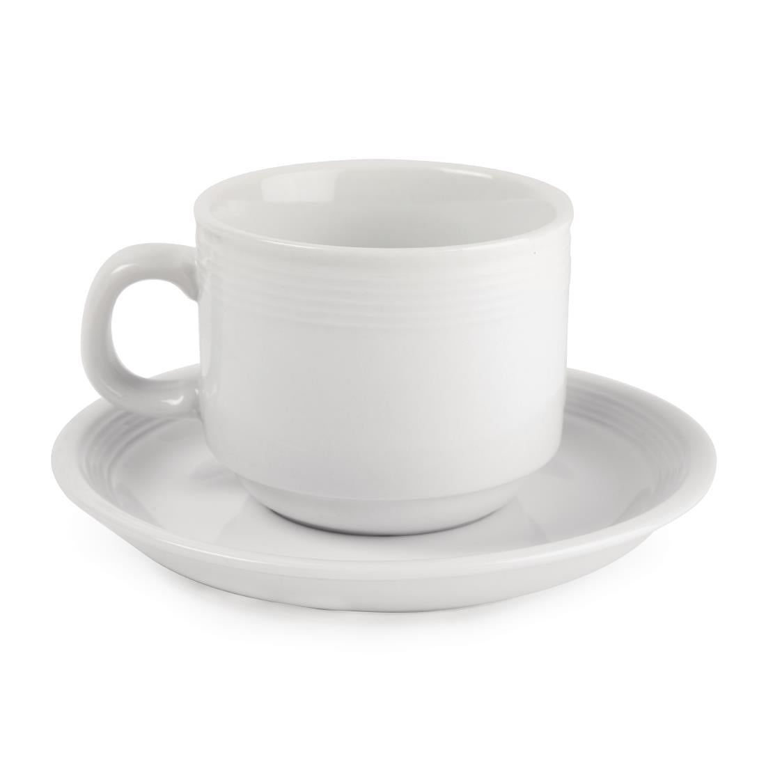Tasses à thé empilables Olympia Linear 200ml (lot de 12) — U084
