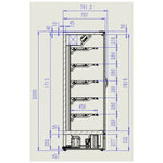 2.5 m Frigo mural 7455.3110 - Frigo mural gamme Marco T°