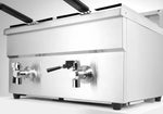 Friteuse à Induction Professionnelle HENDI Profi Line 2x 8L - 7000W, Robinet de Vidange & Précision