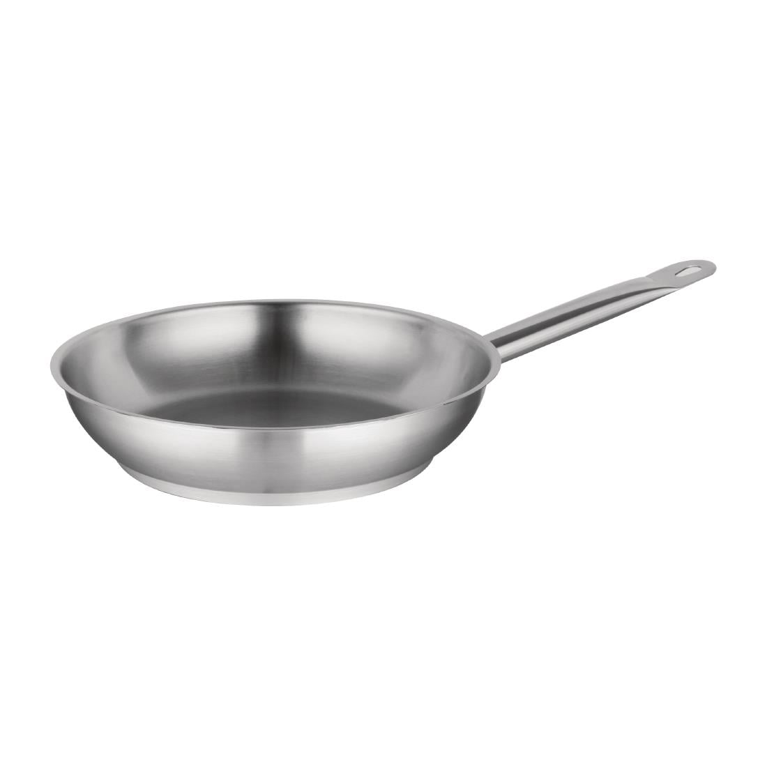 Poêle induction en acier inoxydable Vogue 280mm — M926