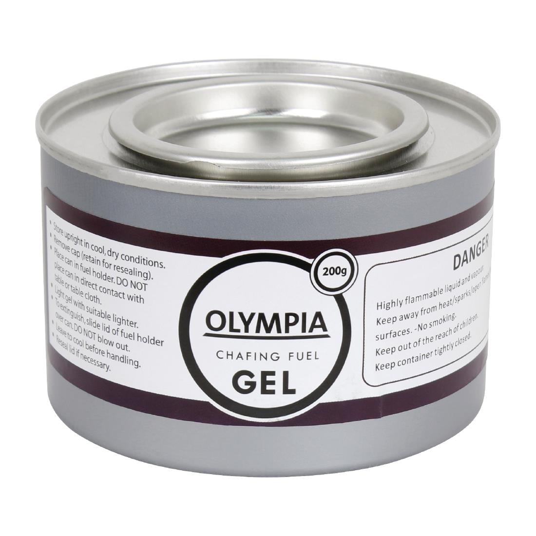 OFFRE SPÉCIALE Lot de 2 chafing dish Milan GN 1/1 + 72 capsules de gel combustible Olympia — S601