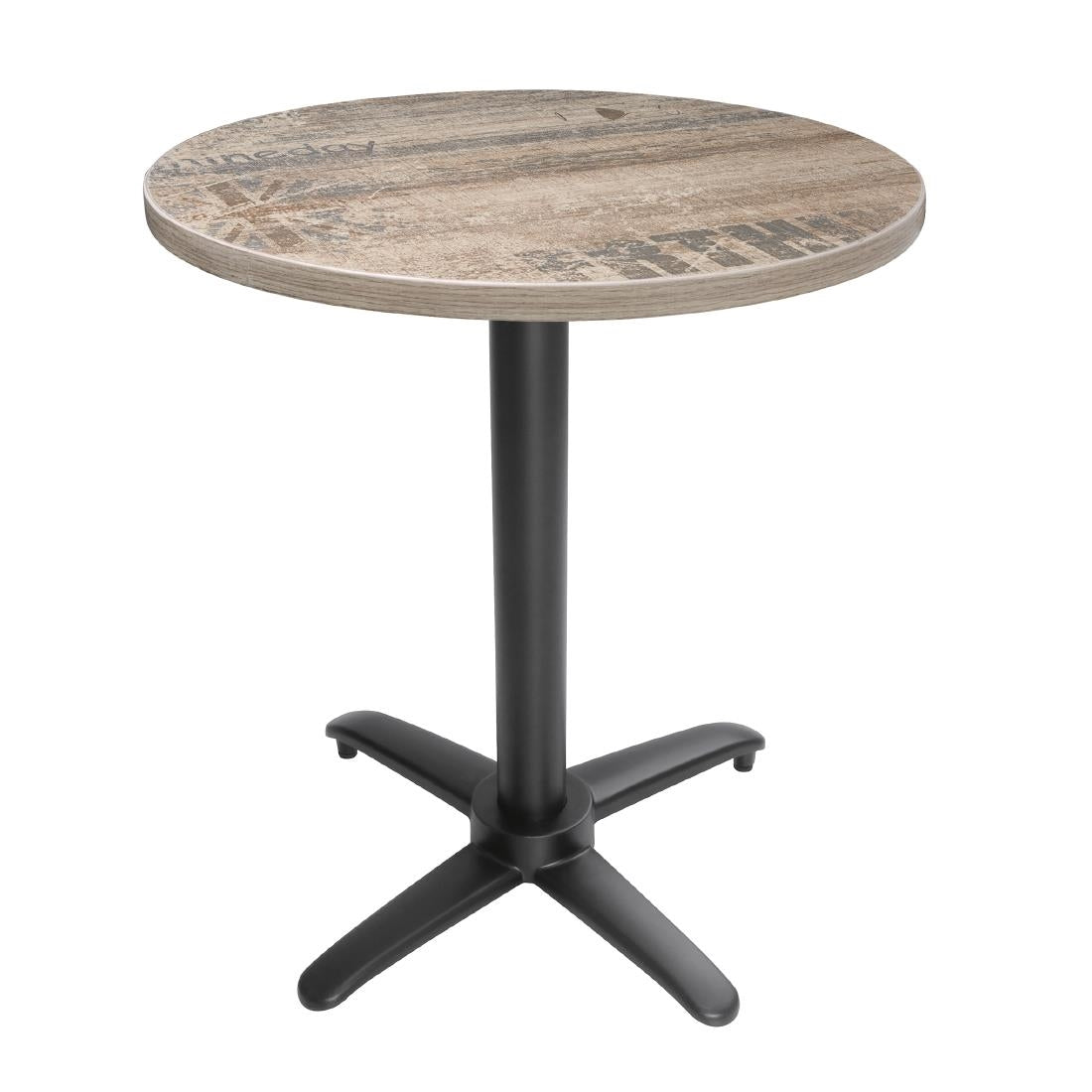 Pied de table basculant en aluminium noir Bolero — GP773