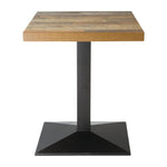 Plateau de table carré Bolero effet bois vieilli - 60 cm — DR821