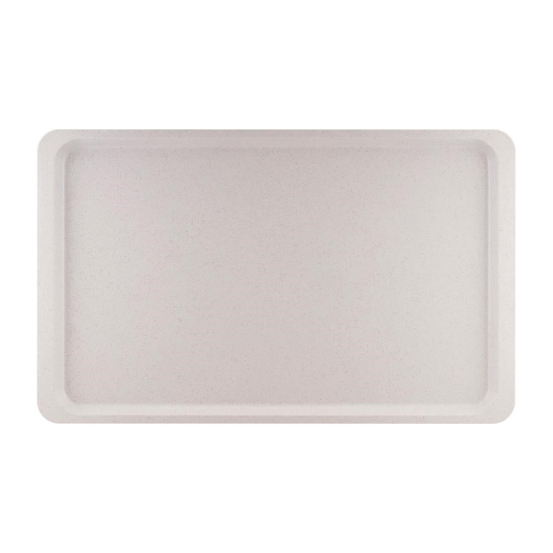Plateau de service en polyester Roltex GN1/1 530x325mm gris moucheté — DR847