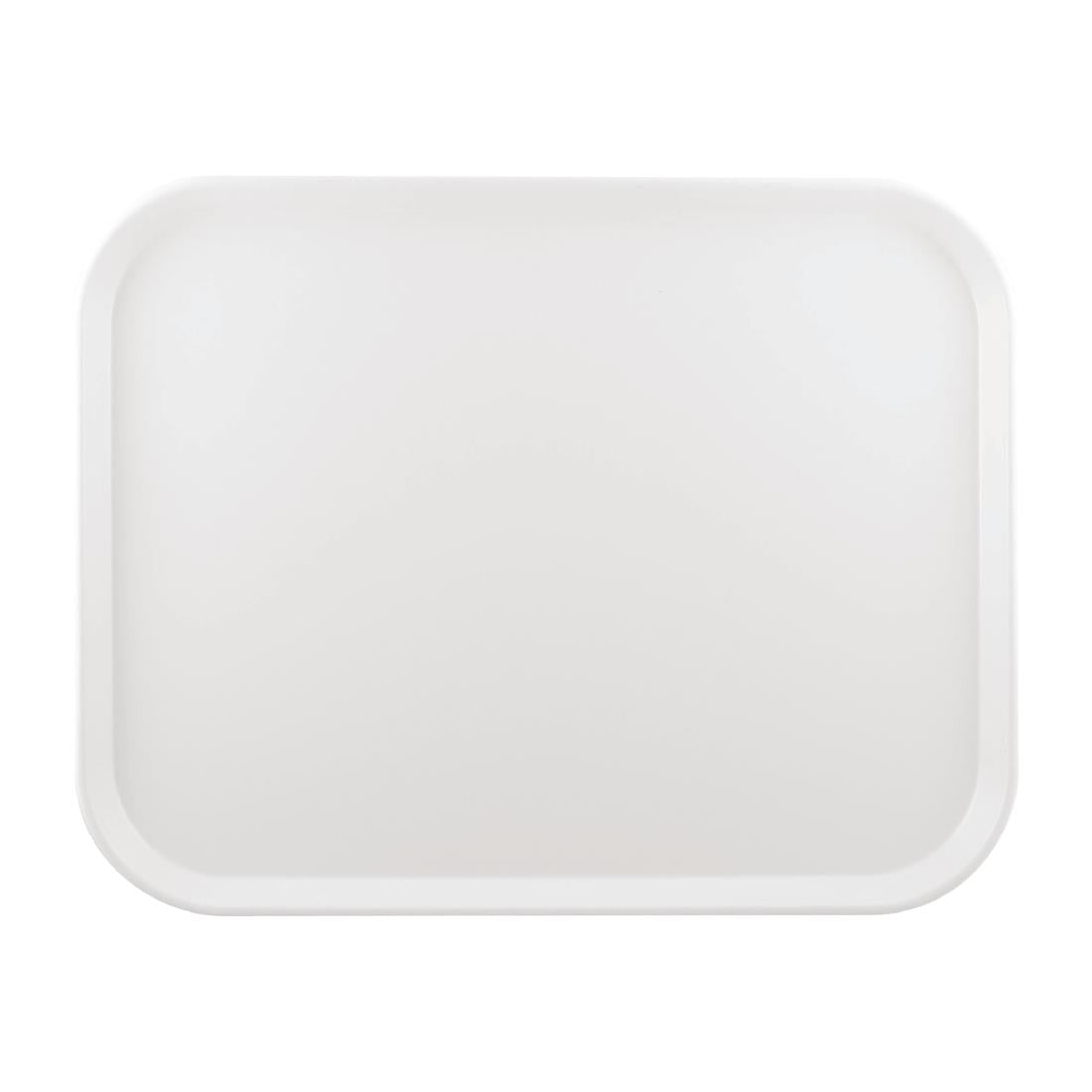 Plateau de service en polyester Roltex America 460x360mm blanc — DR863