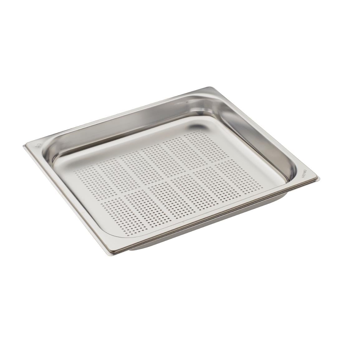 Bac inox perforé GN 2/3 Gastro M profondeur 40mm — DA745