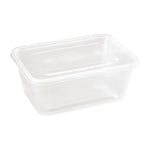 Grandes boîtes en plastique micro-ondables avec couvercles Fiesta 1 L (lot de 250) — DM183
