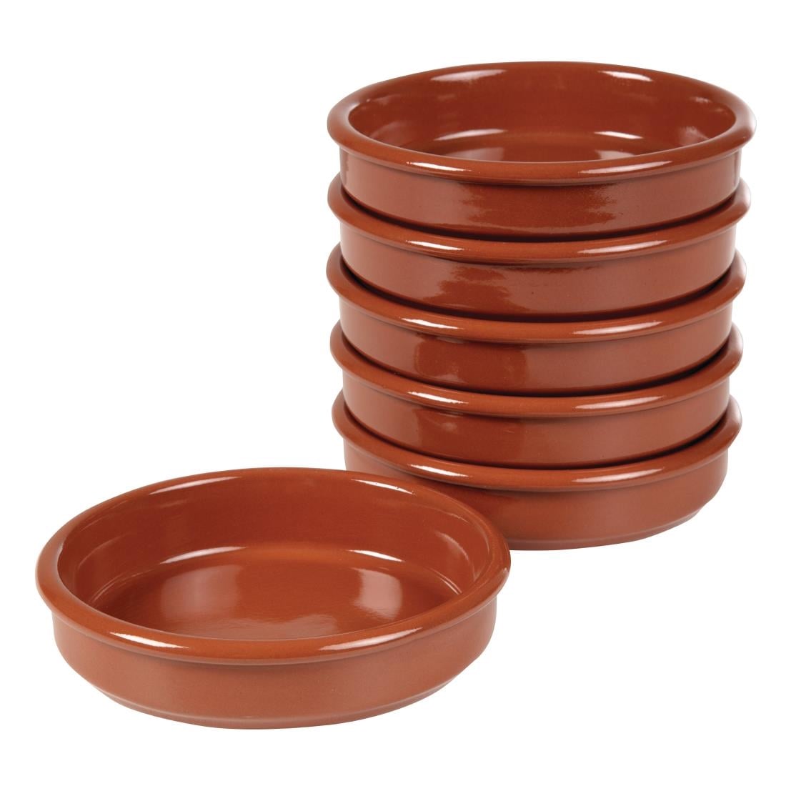 Plats à tapas en terre cuite 130 mm (lot de 24) — GM359