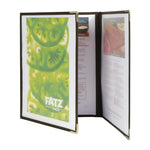 Protège-menus Securit Crystal A4 triples (lot de 3) — CB843