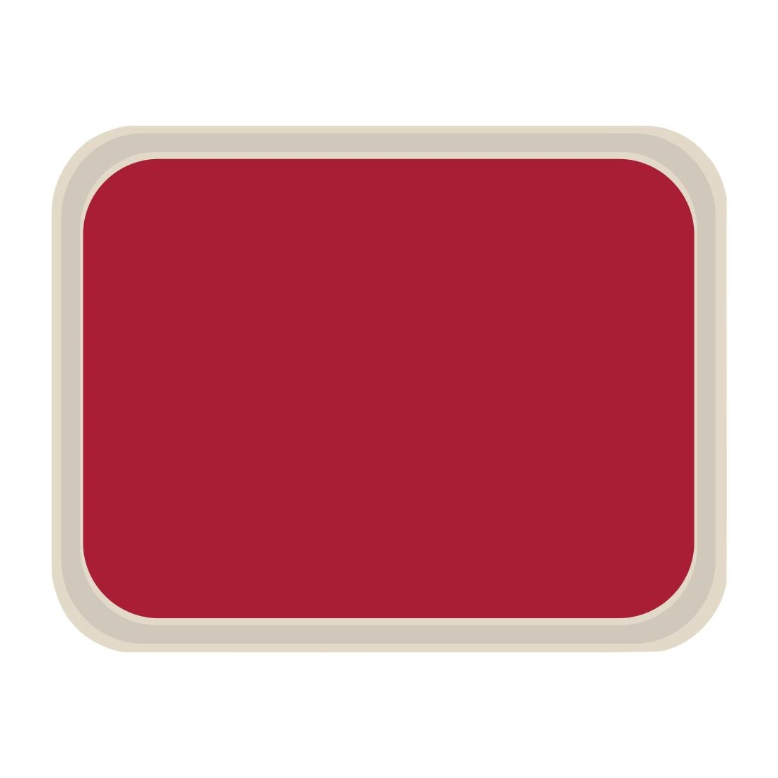 Plateau de service en polyester Roltex America 460 x 360mm rouge — DS087