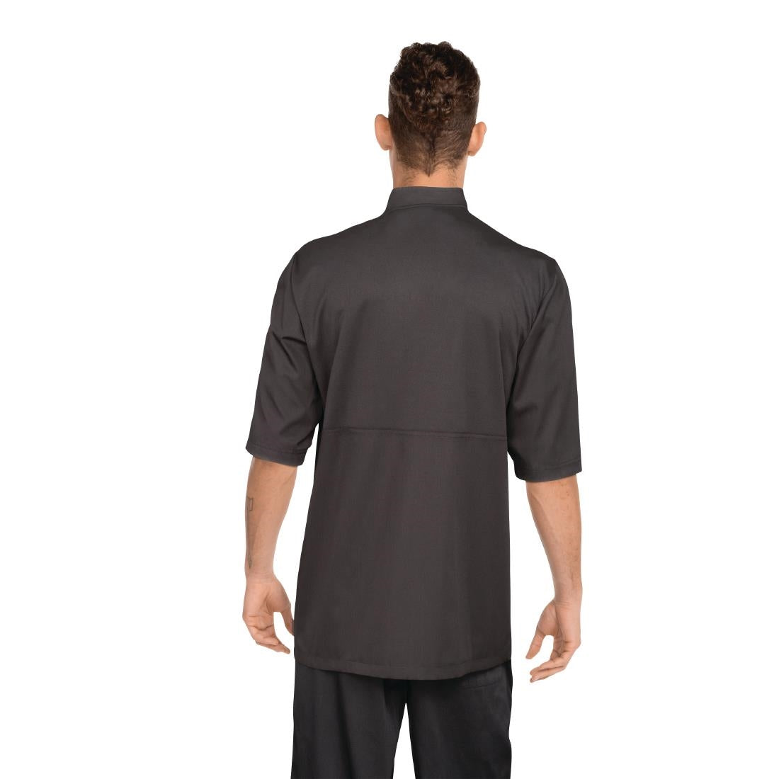 Veste de cuisine mixte Cool Vent Chef Works Montreal noire L — B054-L