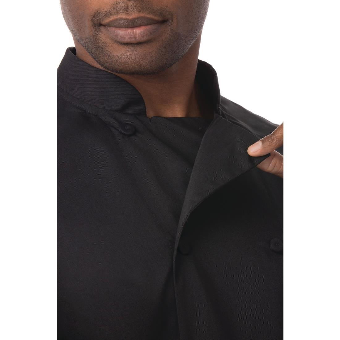 Veste de cuisine mixte Cool Vent Chef Works Montreal noire L — B054-L