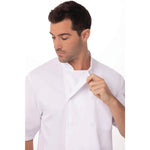 Veste de cuisine mixte blanche Chef Works Montreal Cool Vent XL — A914-XL