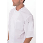 Veste de cuisine mixte blanche Chef Works Montreal Cool Vent M — A914-M