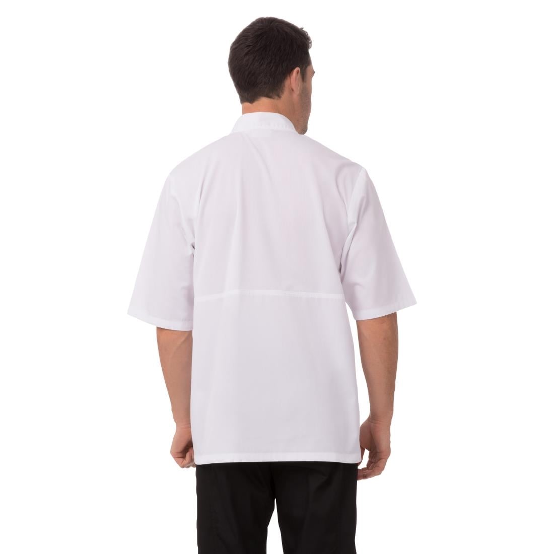 Veste de cuisine mixte blanche Chef Works Montreal Cool Vent M — A914-M