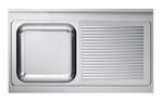 700 évier 1 à gauche 1200 — Combisteel 7013.1120