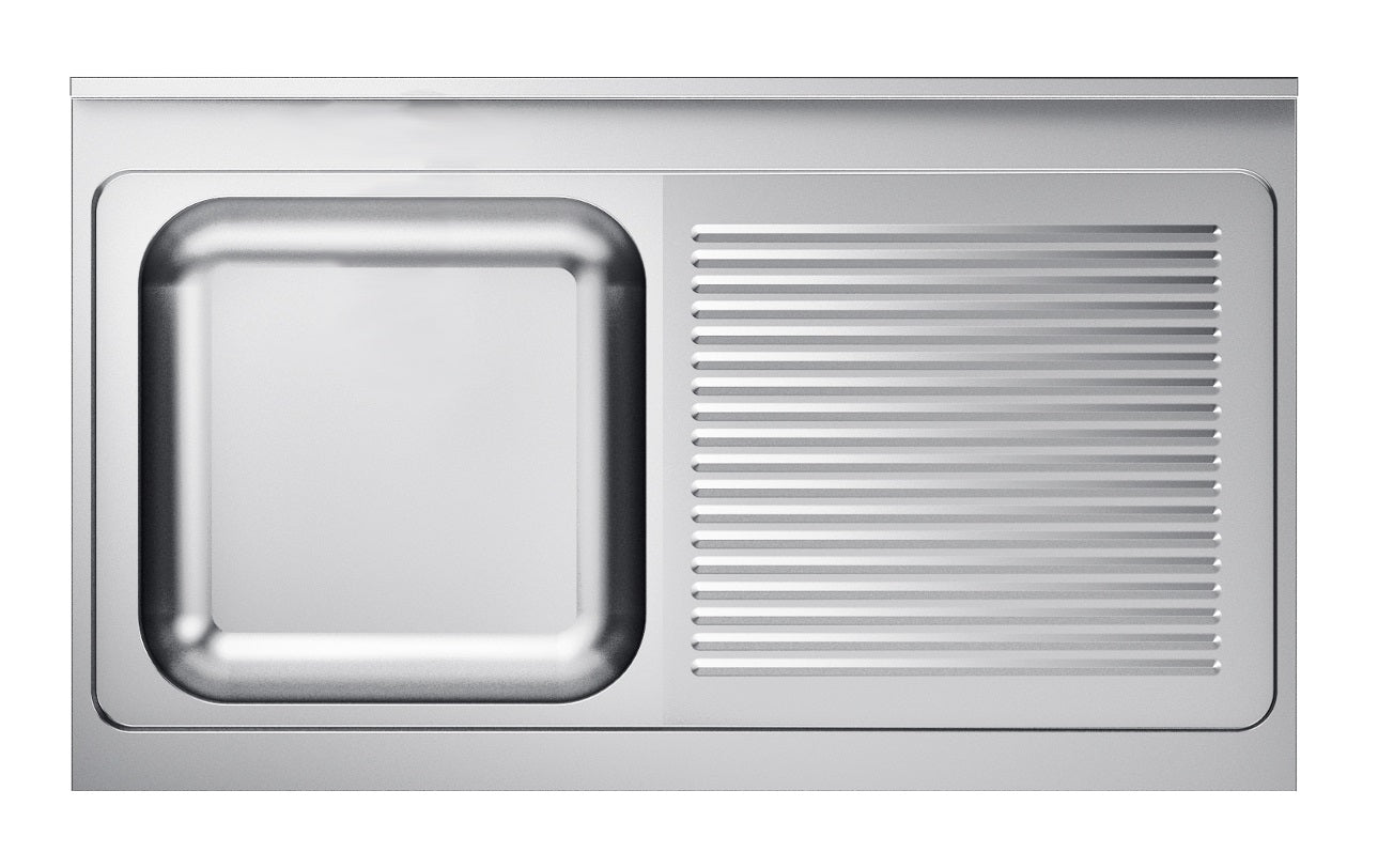 600 évier 1 à gauche 1200 — Combisteel 7013.1310