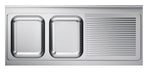 600 évier 2 à gauche 2000 — Combisteel 7013.1400