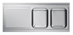 600 évier 2 à droite 2000 — Combisteel 7013.1405