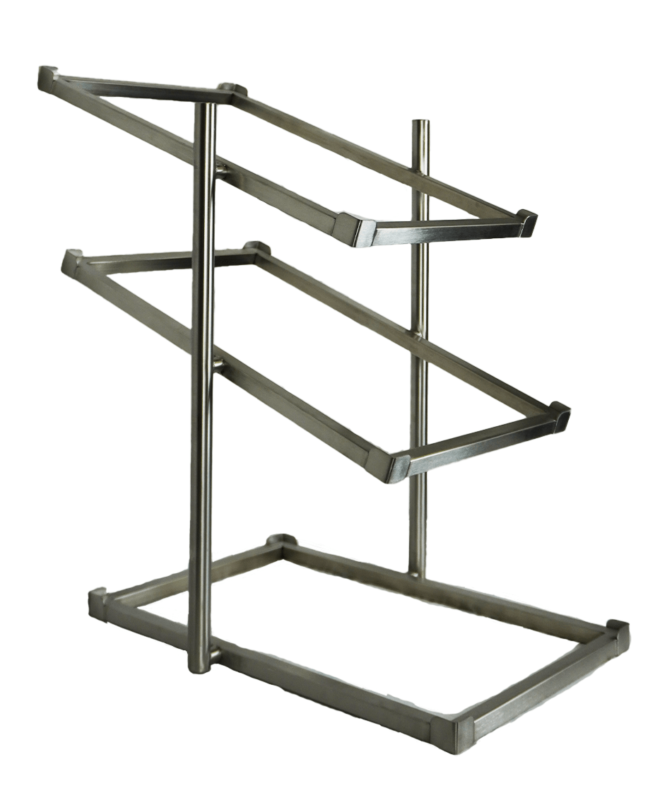 Corbeille à pain étagère 3 haut modèle etrier incl. paniers — Combisteel 7013.2305