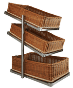 Corbeille à pain étagère 3 haut modèle etrier incl. paniers — Combisteel 7013.2305