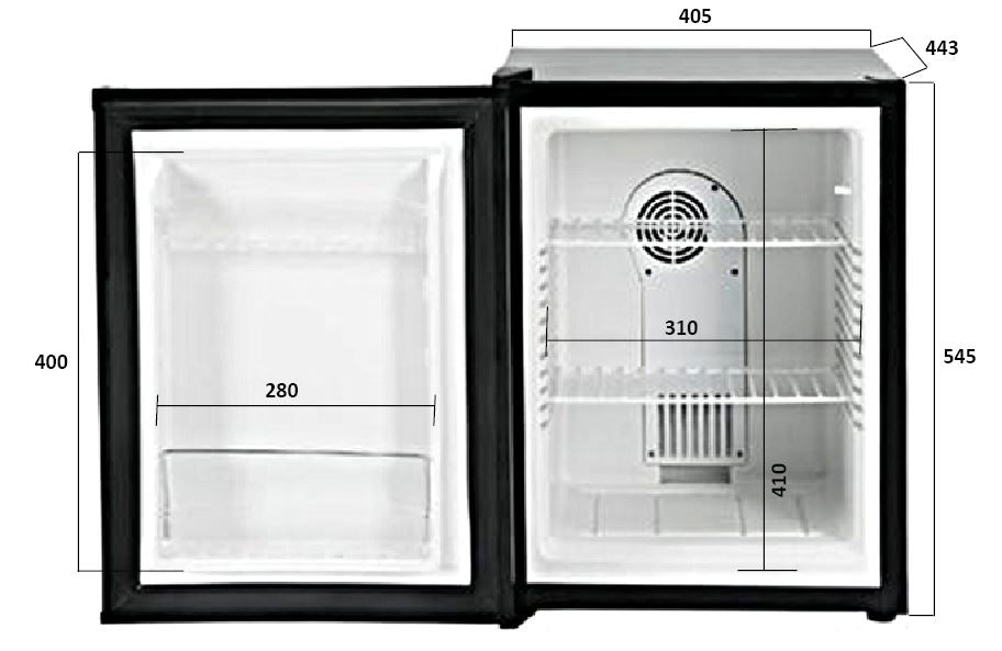 Minibar 40 L peltier system — Combisteel 7013.2565