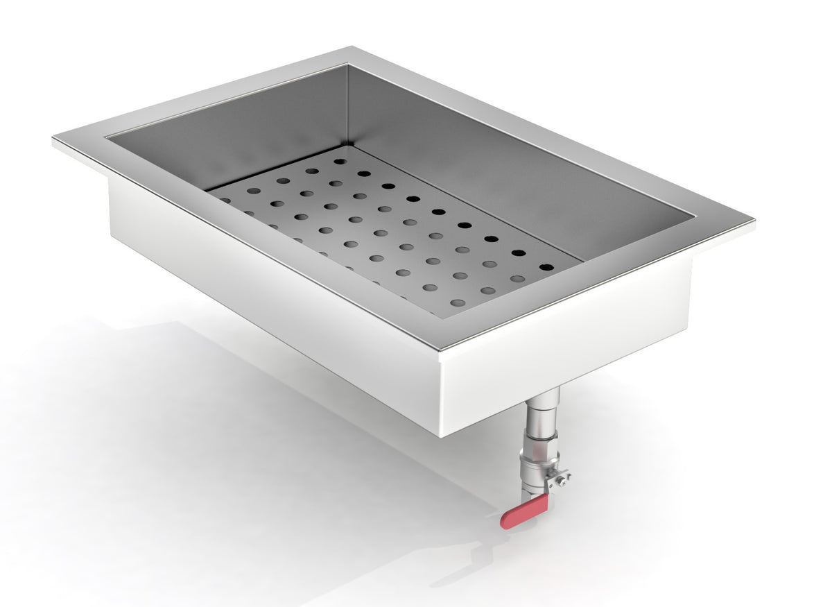 Bac à glace pilée intégré 1/1 GN — Combisteel 7013.2720