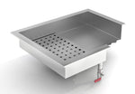Bac à glace pilée intégré 3/1gn — Combisteel 7013.2730
