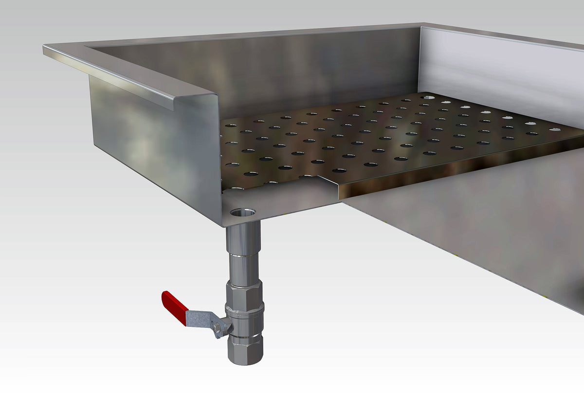 Bac à glace pilée intégré 4/1 GN — Combisteel 7013.2735