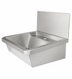 Évier inox 1 robinet 600mm bouchon de vidange et couvercle anti-éclaboussures inclus, à l'exclusion du robinet — Combisteel 7013.4600