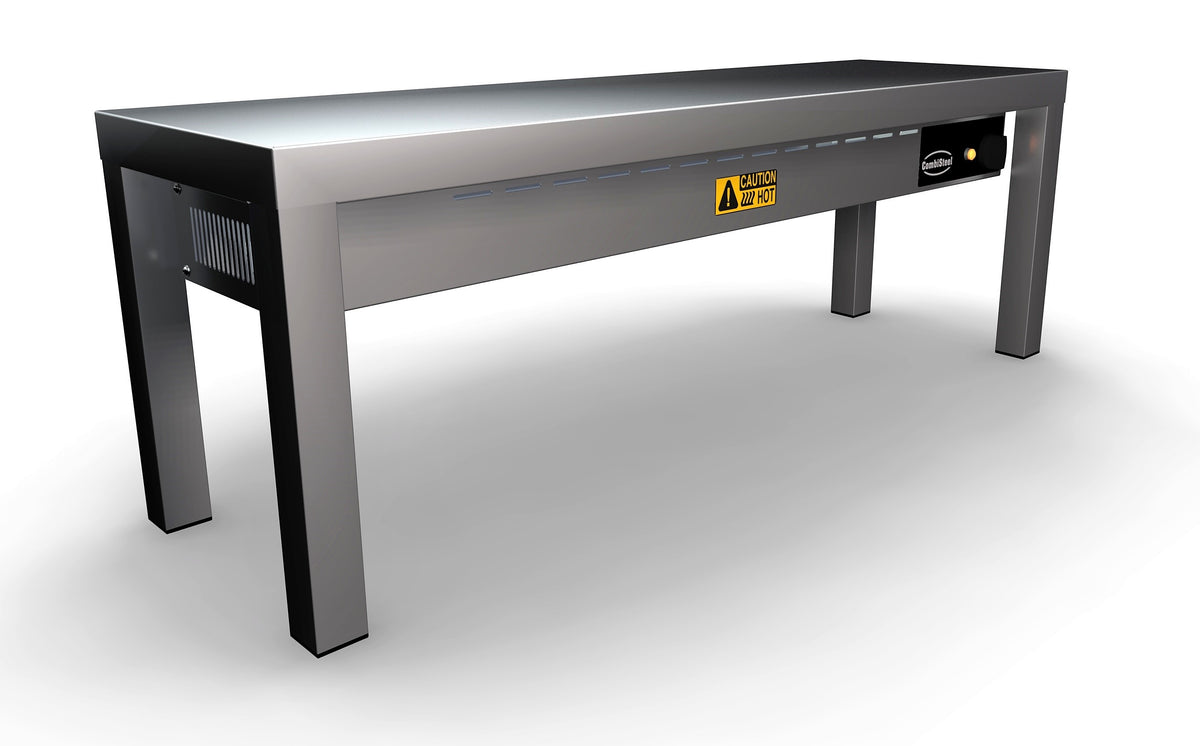 Étagère chauffante en céramique 1 niveaux 1000 3 heaters of 250w — Combisteel 7020.0700