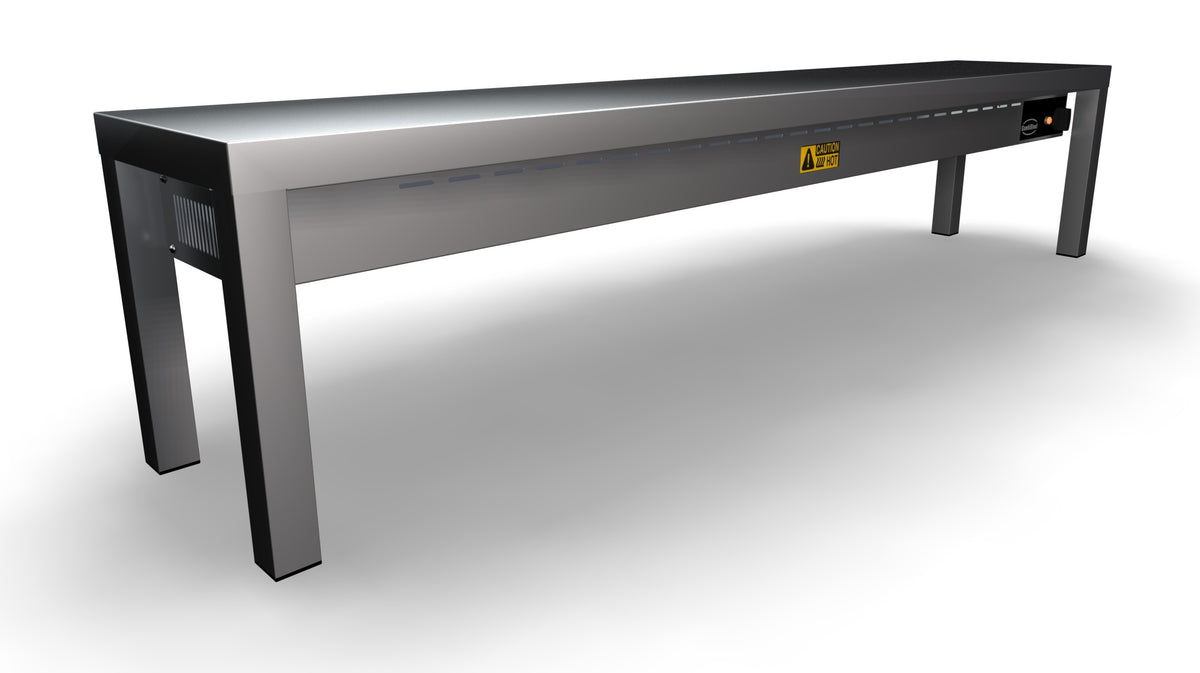 Étagère chauffante en céramique 1 niveaux 1600 4 heaters of 250w — Combisteel 7020.0715