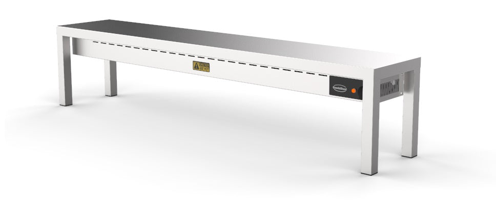 Étagère chauffante en céramique 1 niveaux 1600 4 heaters of 250w — Combisteel 7020.0715