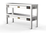 Étagère chauffante en céramique 2 niveaux 1000 6 heaters of 250w — Combisteel 7020.0730