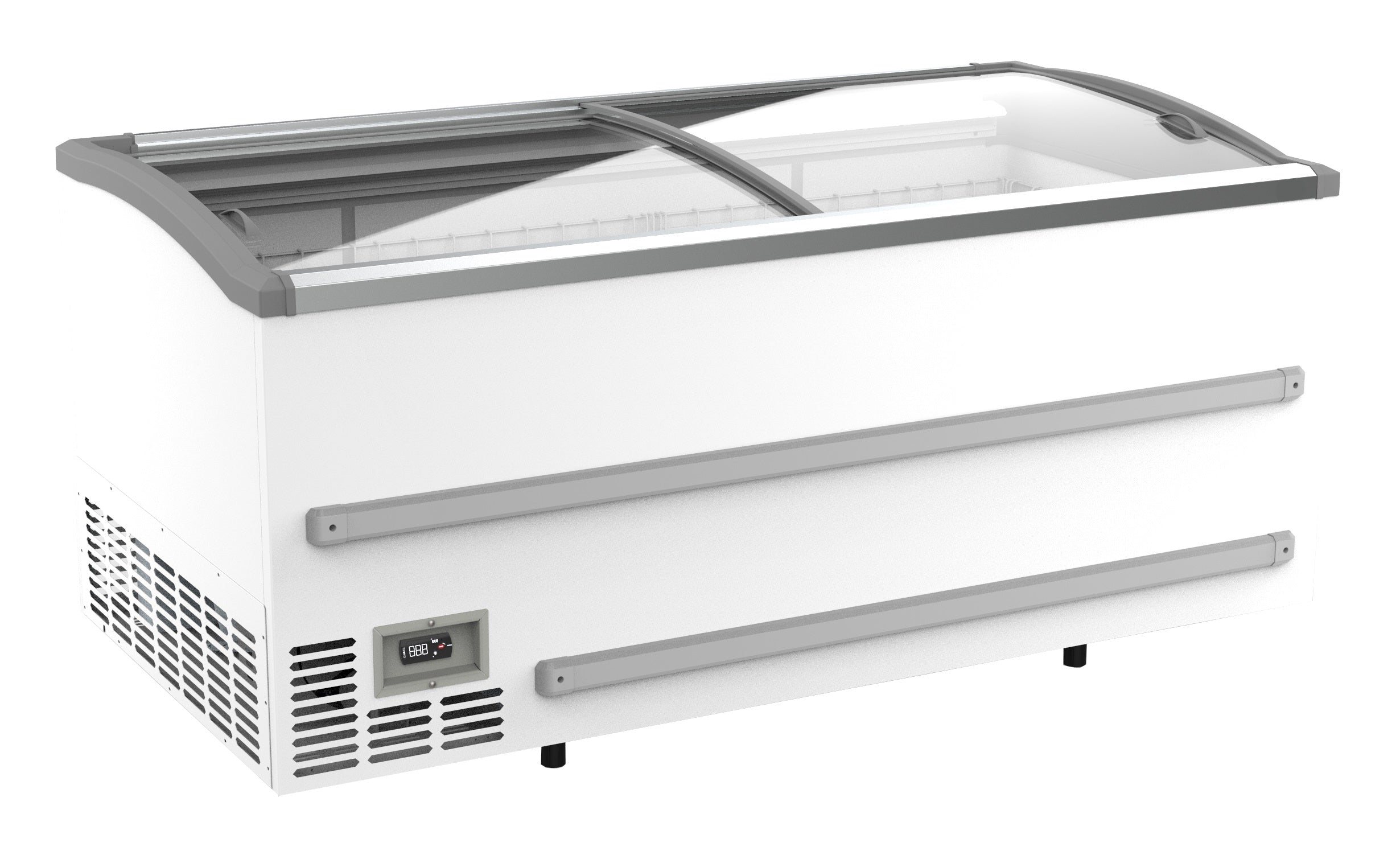 Congélateur bahut pour supermarché blanc 1880 dégivrage manuel — Combisteel 7072.0045