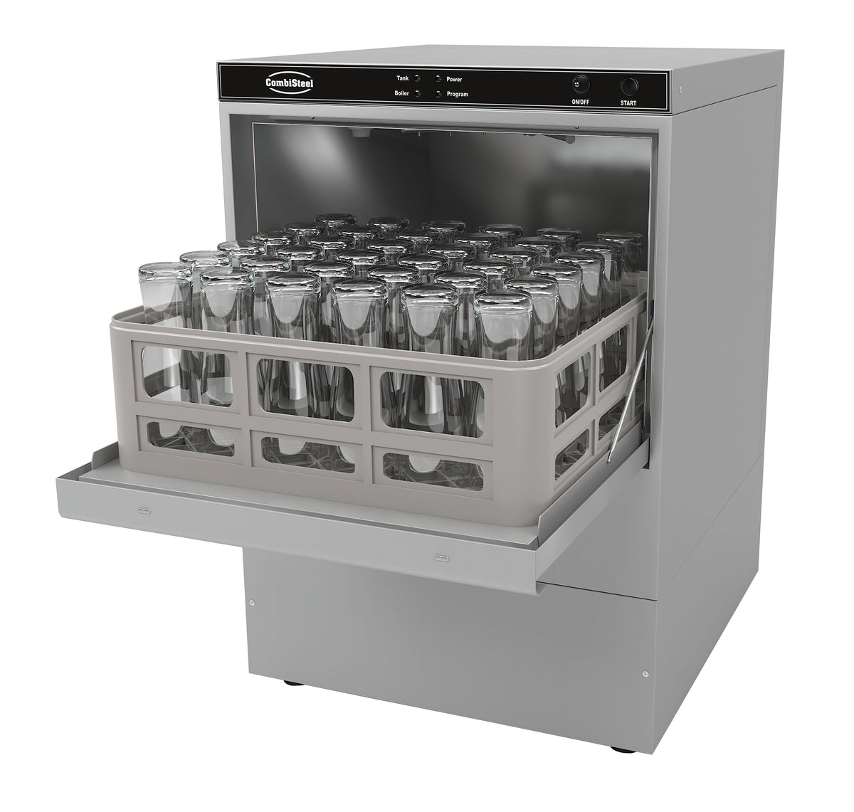 Lave-vaisselle à verre ent 400-230 dde avec doseur à détergent — Combisteel 7082.0020