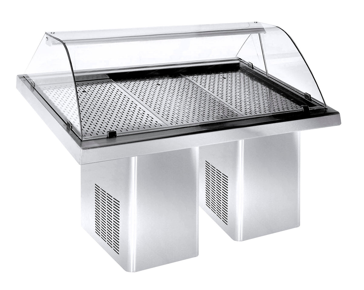 Vitrine réfrigérée de poisson 1.9 — Combisteel 7083.0015