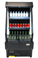 Réfrigérateur noir pour achats impulsifs 165 L — Combisteel 7090.0005