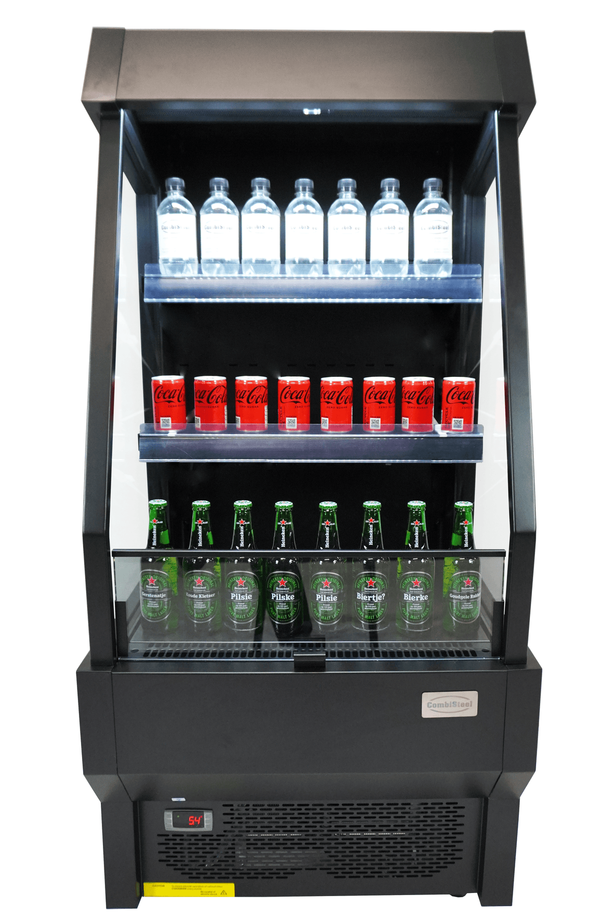 Réfrigérateur noir pour achats impulsifs 165 L — Combisteel 7090.0005