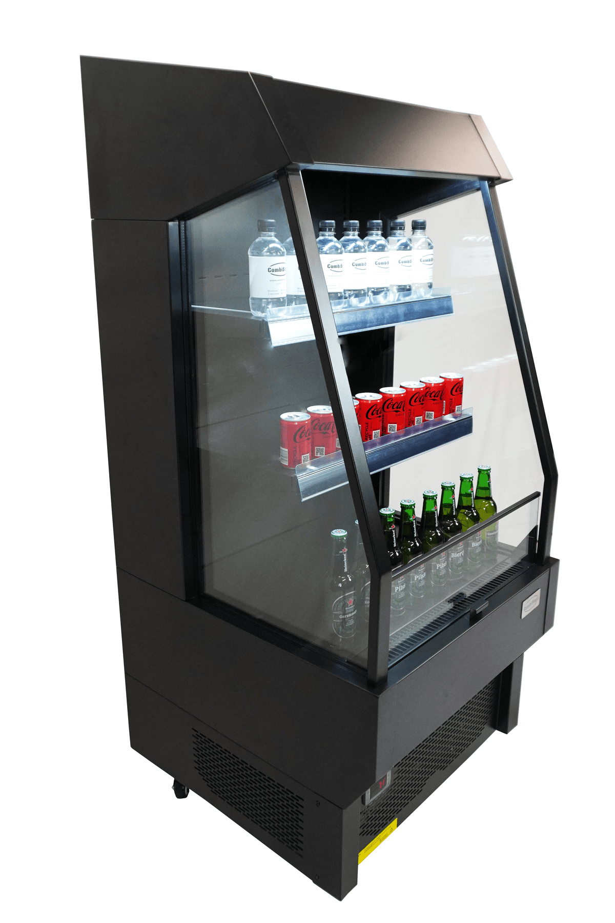 Réfrigérateur noir pour achats impulsifs 165 L — Combisteel 7090.0005