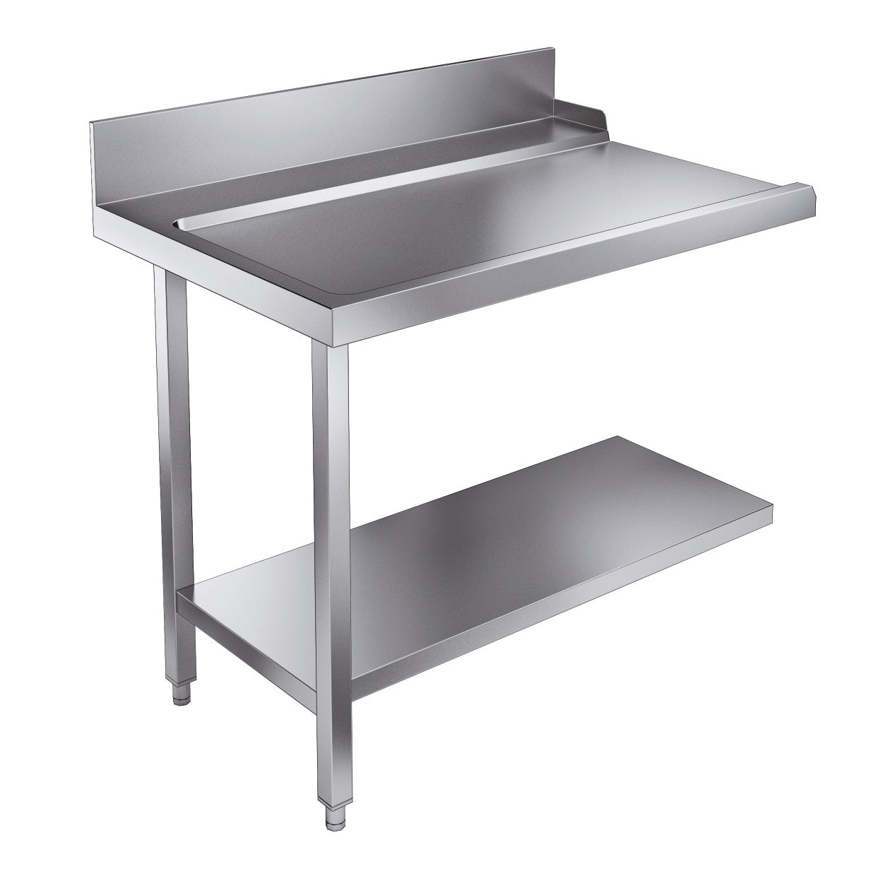 Table d'écoulement étagère 1100 à gauche pour 7280.0045-0046 — Combisteel 7106.0035