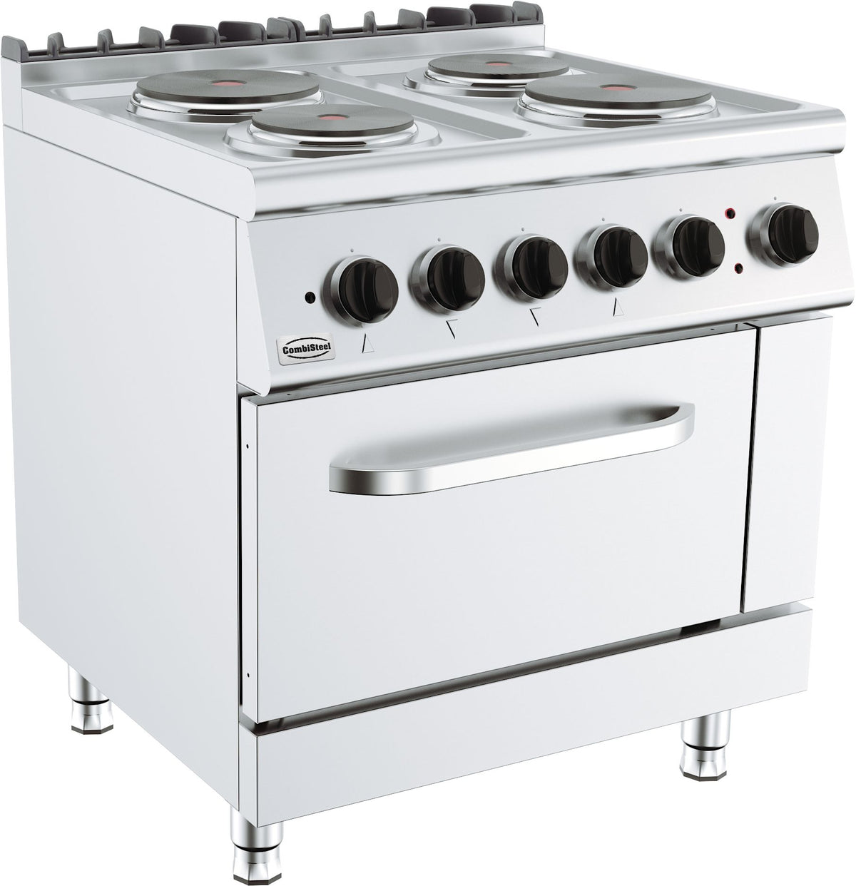 Base 700 cuisiniere él. 4 pl. avec four él. — Combisteel 7178.0435