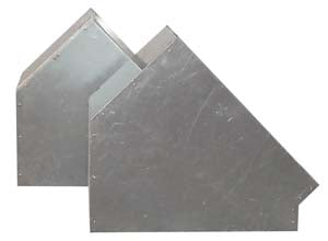 Courbe de 45° degrés carré 350 — Combisteel 7216.1005